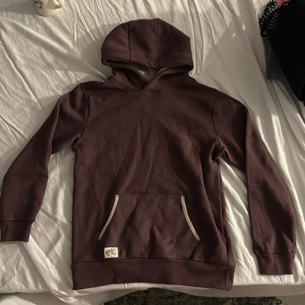 purple Bass Pro Shops kids XL fleece lined Hoodie